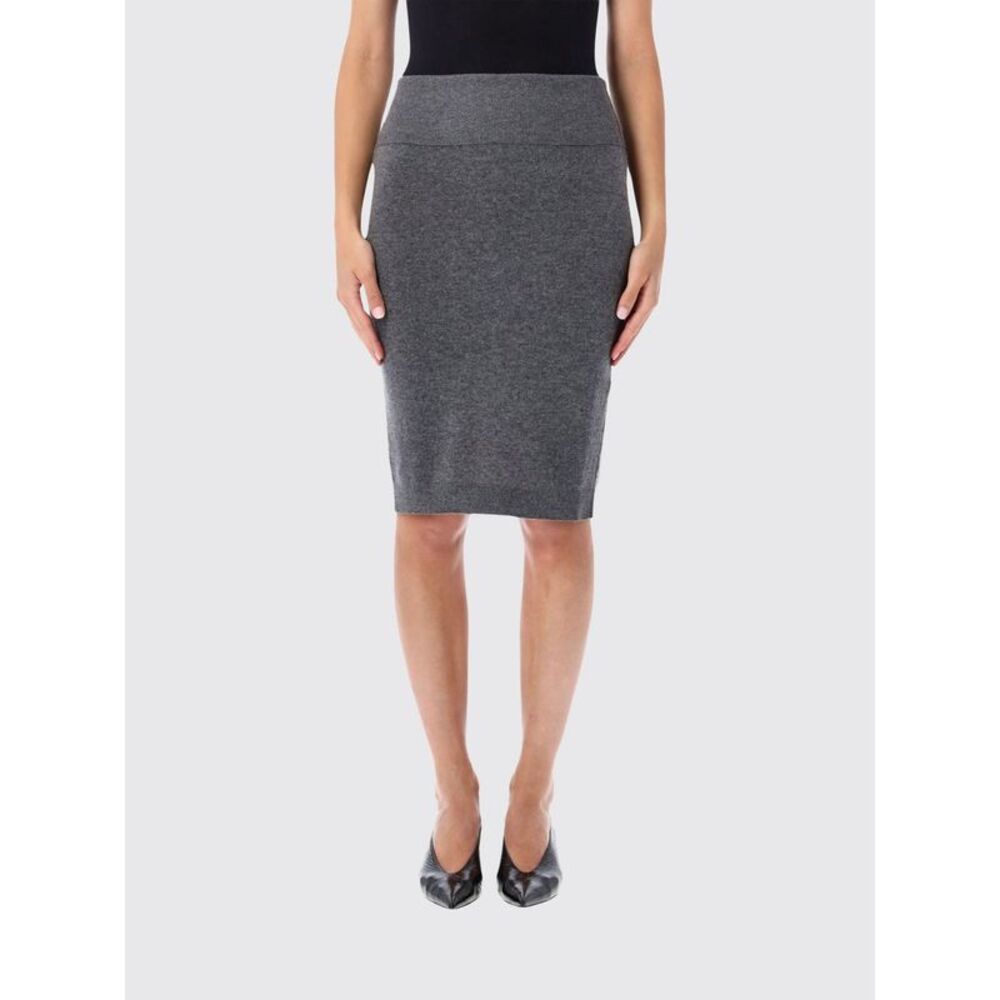 Stella Mccartney Women High-Waisted Wool Knit Pencil Mini Skirt Stella Mccartney